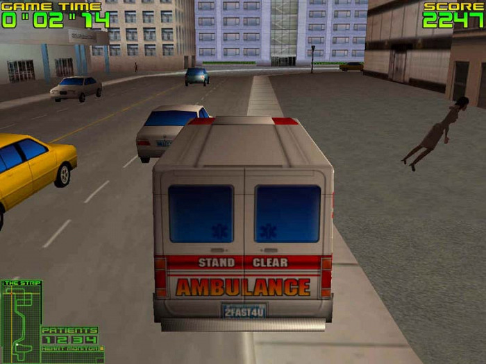 Скриншот из игры Ambulance Driver