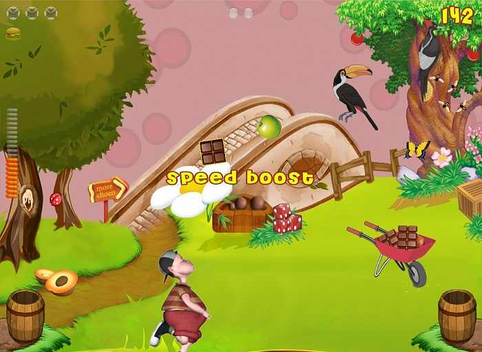 Скриншот из игры Barney in Chocoland