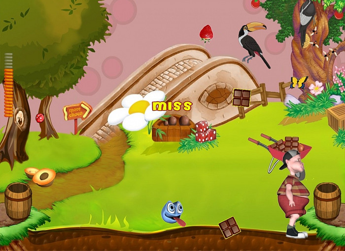Скриншот из игры Barney in Chocoland