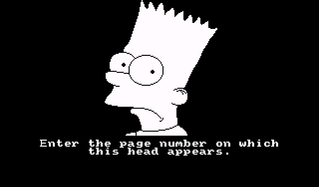Скриншот из игры Bart Simpsons Vs. Space Mutants