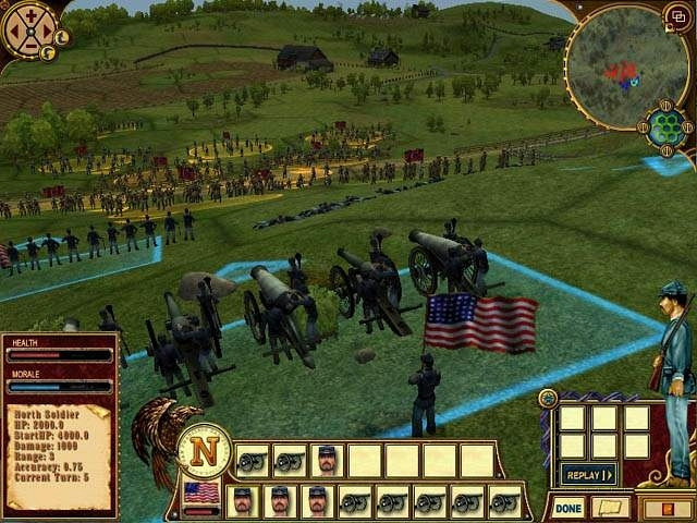 Скриншот из игры American Civil War: Gettysburg