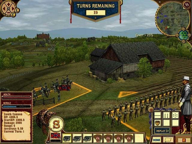 Скриншот из игры American Civil War: Gettysburg