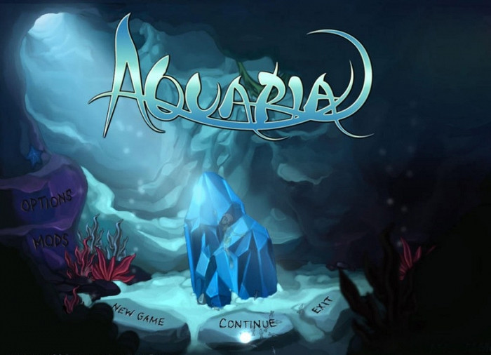 Скриншот из игры Aquaria