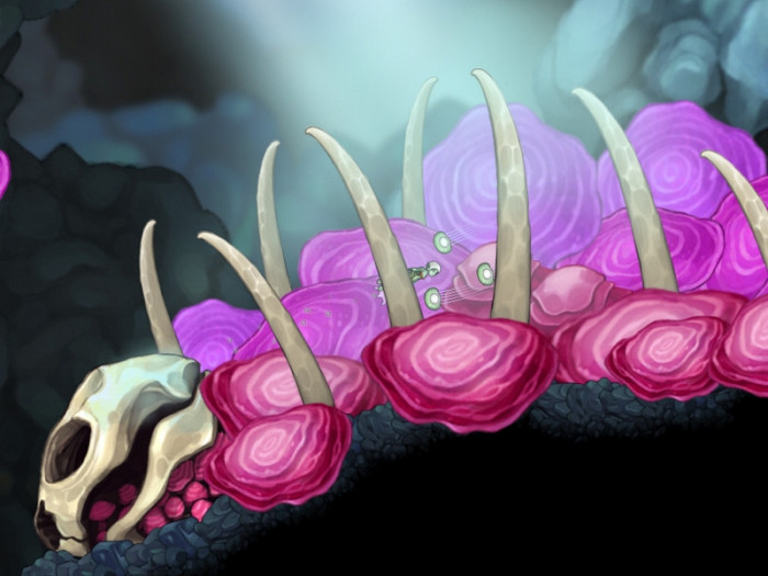 Скриншот из игры Aquaria