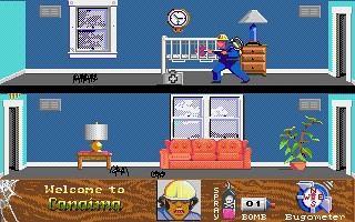 Скриншот из игры Arachnophobia