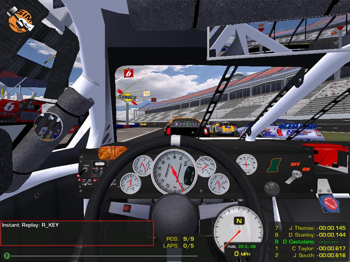 Скриншот из игры ARCA Sim Racing 08