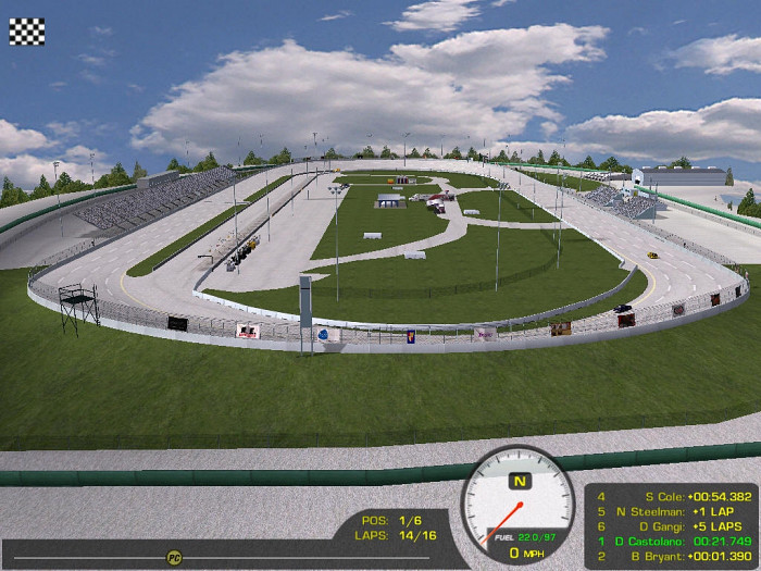 Скриншот из игры ARCA Sim Racing 08