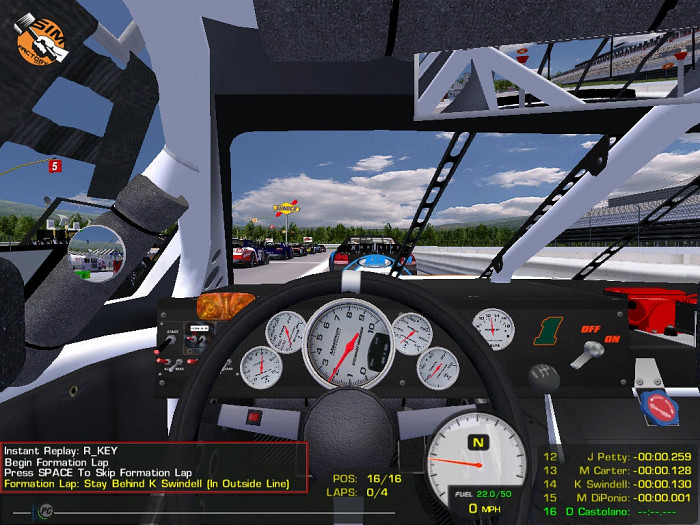 Скриншот из игры ARCA Sim Racing 08