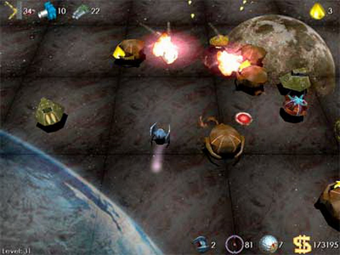 Скриншот из игры Arcadrome: Space Stalker