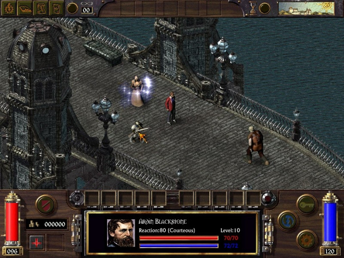 Скриншот из игры Arcanum: Of Steamworks and Magick Obscura