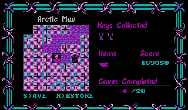 Скриншот из игры Arctic Adventure