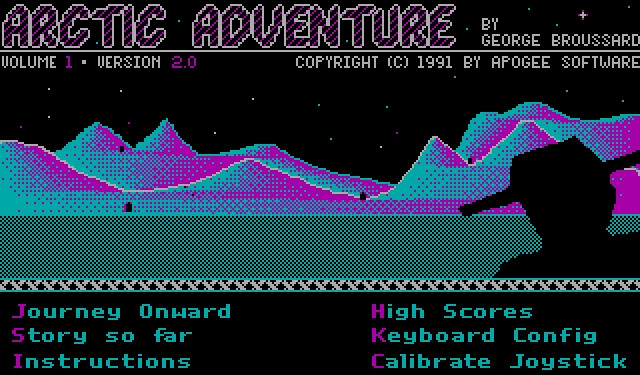 Скриншот из игры Arctic Adventure