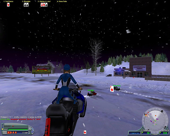 Скриншот из игры Arctic Stud Poker Run