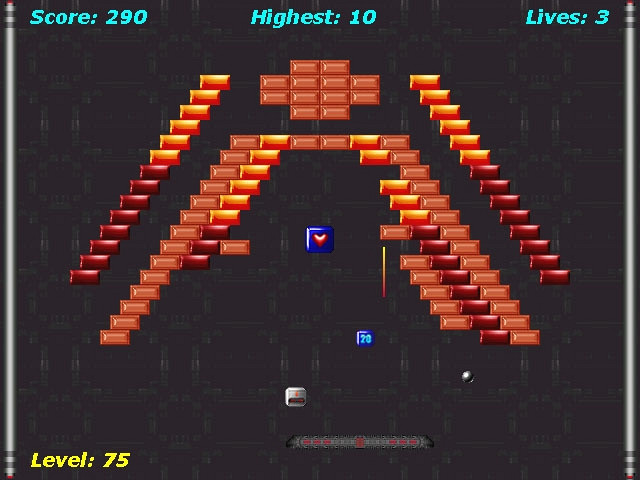 Скриншот из игры ArkanDROID