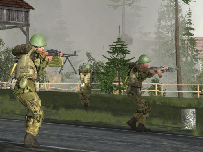 Скриншот из игры ArmA: Armed Assault