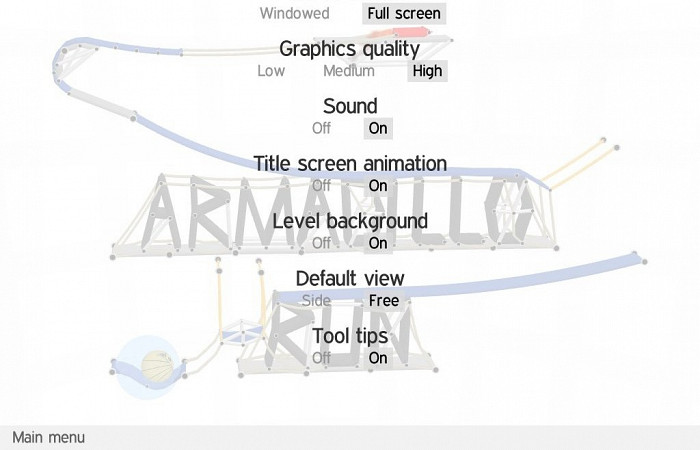 Скриншот из игры Armadillo Run
