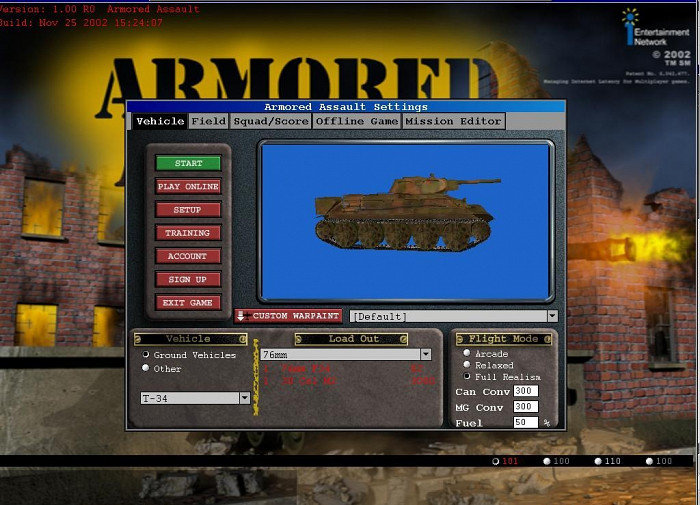 Скриншот из игры Armored Assault