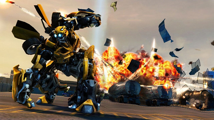 Скриншот из игры Transformers: Revenge of the Fallen