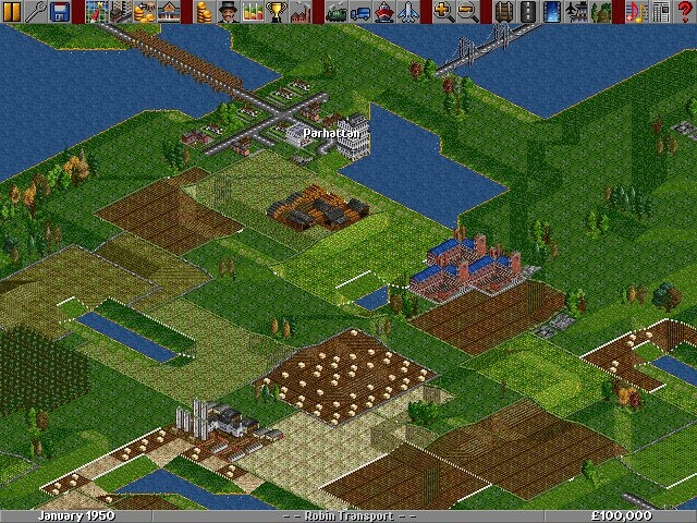 Скриншот из игры Transport Tycoon