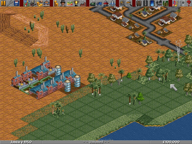 Скриншот из игры Transport Tycoon