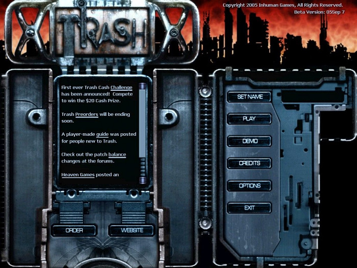 Скриншот из игры Trash