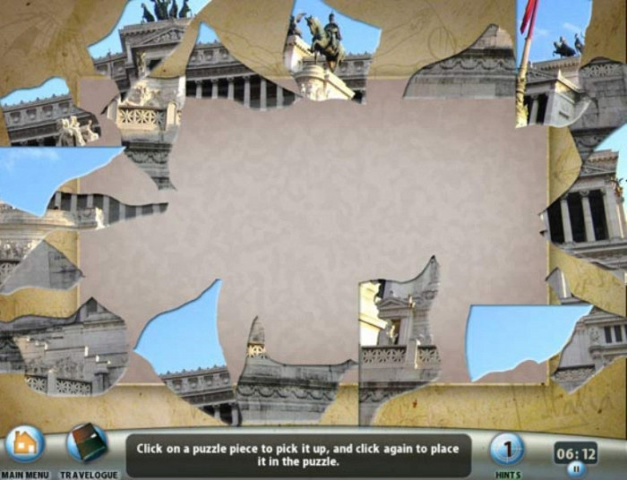 Скриншот из игры Travelogue 360: Rome - The Curse of the Necklace