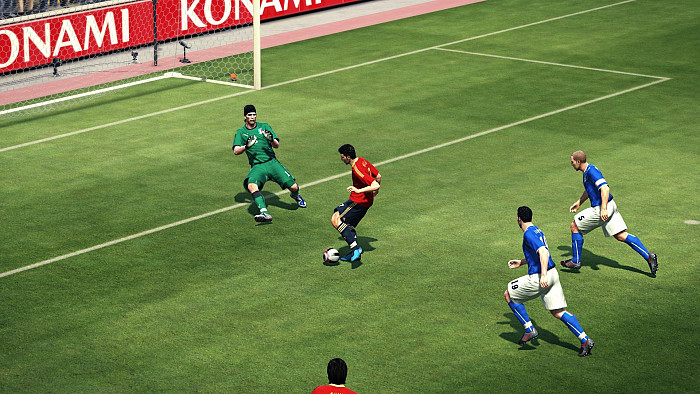 Скриншот из игры Pro Evolution Soccer 2010