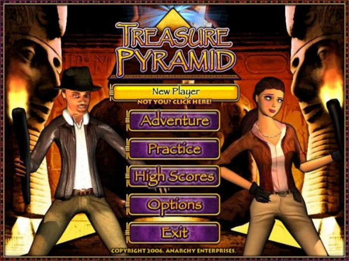 Скриншот из игры Treasure Pyramid