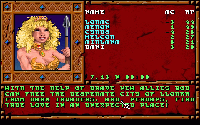 Скриншот из игры Treasures of the Savage Frontier