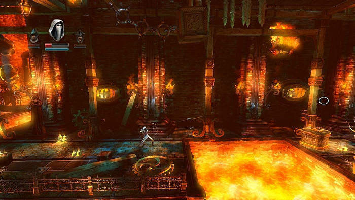 Скриншот из игры Trine