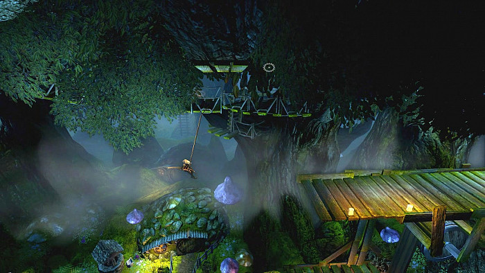 Скриншот из игры Trine