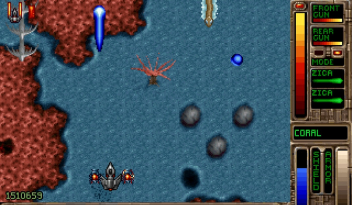Скриншот из игры Tyrian 2000