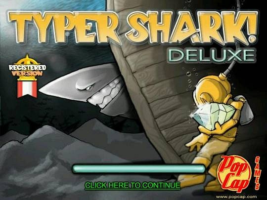 Скриншот из игры Typer Shark Deluxe