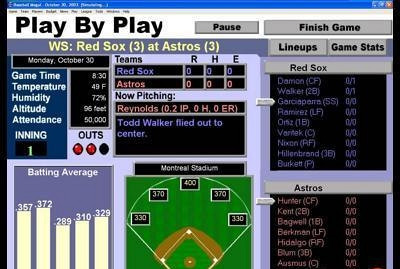 Скриншот из игры Baseball Mogul 2004