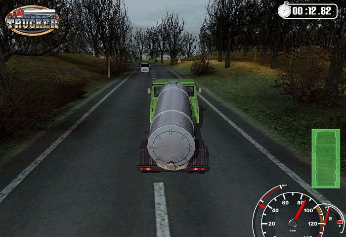 Скриншот из игры Trucker
