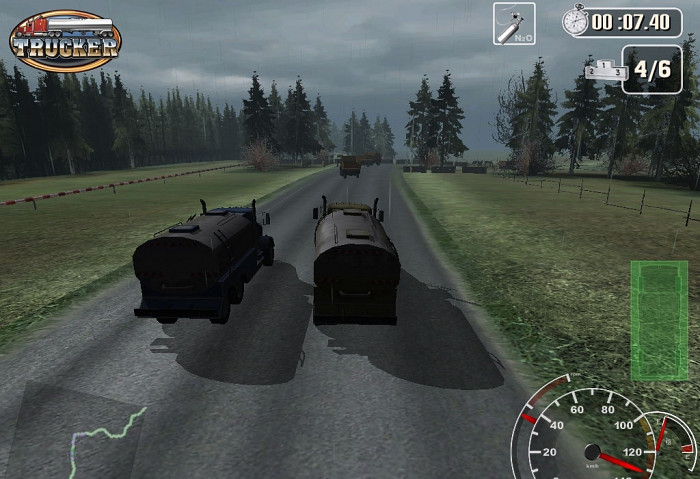 Скриншот из игры Trucker