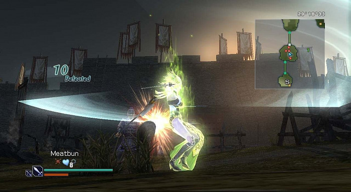 Скриншот из игры Dynasty Warriors: Strikeforce