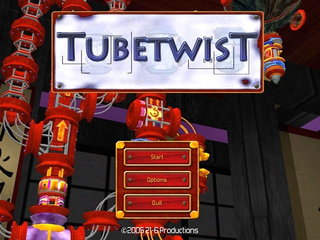 Скриншот из игры TubeTwist