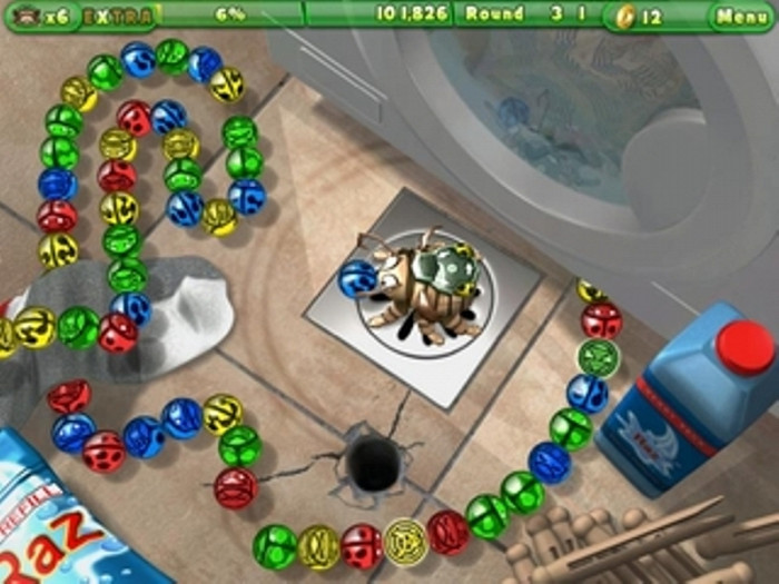 Скриншот из игры Tumble Bugs