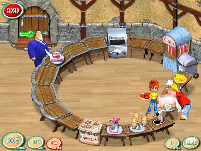 Скриншот из игры Turbo Pizza
