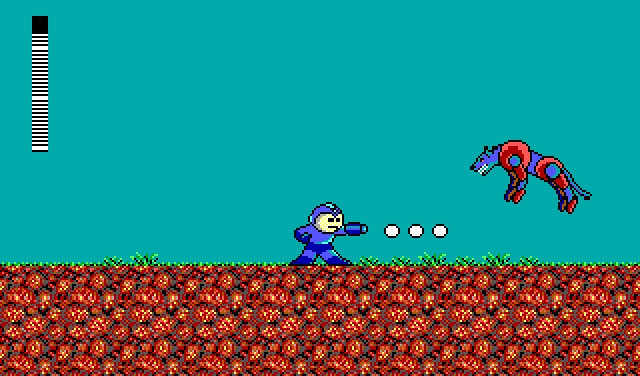 Скриншот из игры Mega Man