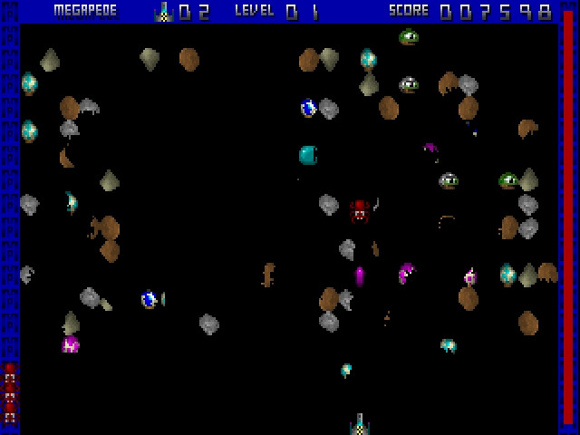 Скриншот из игры Megapede