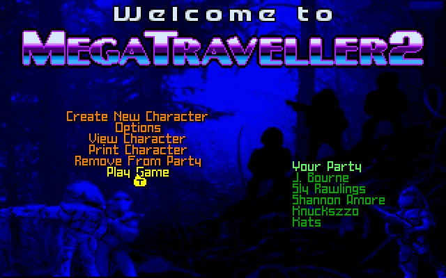 Скриншот из игры MegaTraveller 2: Quest for the Ancients