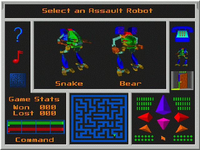 Скриншот из игры Megatron VGA