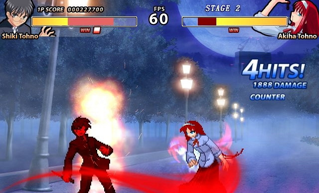 Скриншот из игры Melty Blood: ReAct