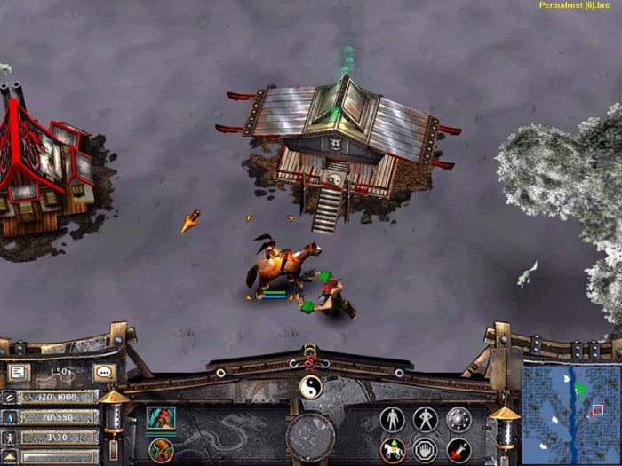 Скриншот из игры Battle Realms: Winter of the Wolf