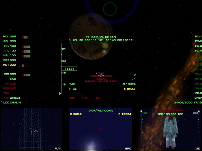 Скриншот из игры Battlecruiser Millennium