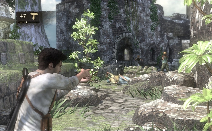 Скриншот из игры Uncharted: Drake's Fortune