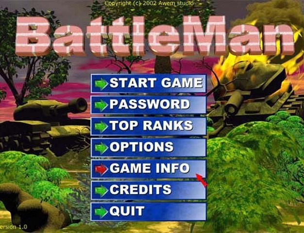 Скриншот из игры BattleMan