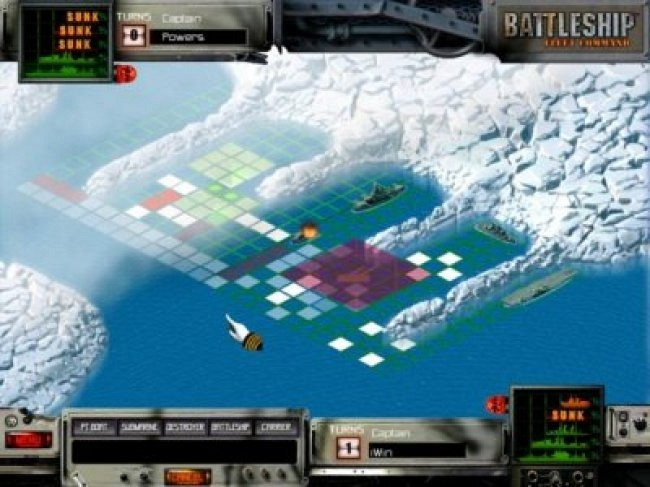 Скриншот из игры Battleship